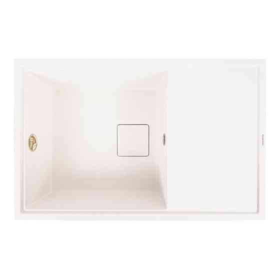 VALESO Гранітна мийка VALESO GALANS 7850 матова Білосніжна Киев