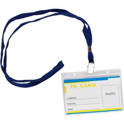 Бейдж Buromax horizontal 11х8cм, PVC, clear (BM.5411) Винница