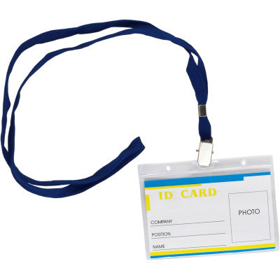 Бейдж Buromax horizontal 11х8cм, PVC, clear (BM.5411) Винница - изображение 1