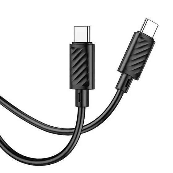 Кабель HOCO X88 Gratified 60W charging data cable for Type-C to Type-C Black Київ