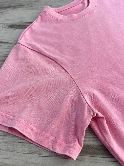 Сукня-футболка жіноча A-N 2666-1 тай-дай оверсайз, рожевий, one size Київ - фото 6