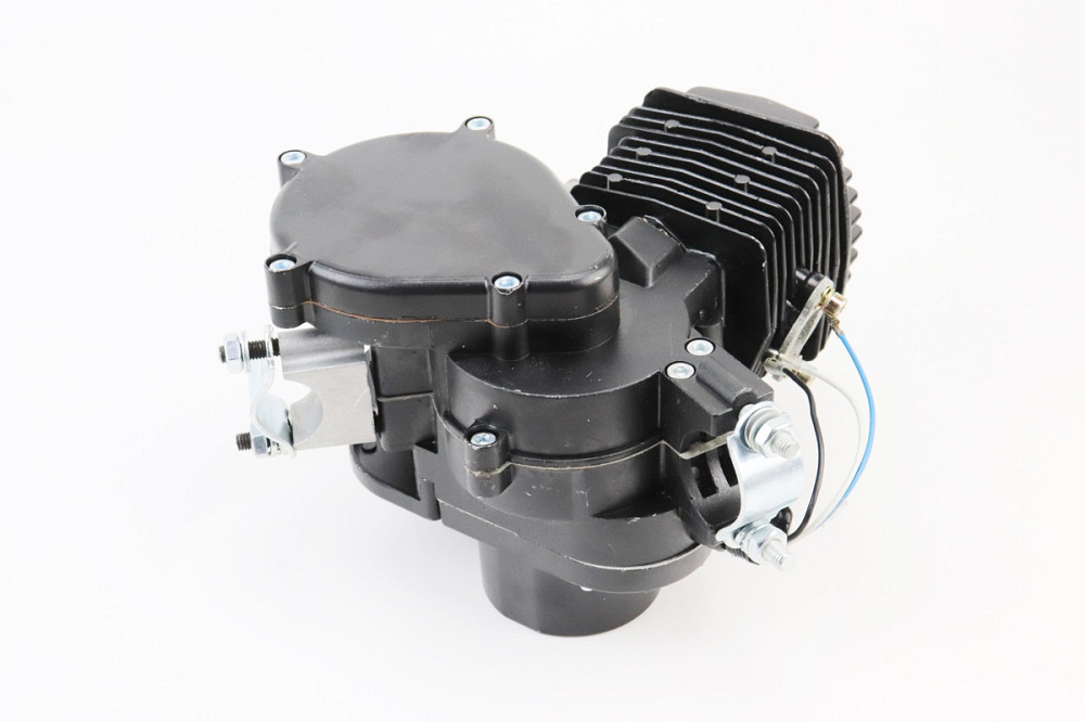 Двигун велосипедний 2Т з ручним стартером + комплект для встановлення, ЧОРНИЙ Київ - фото 4