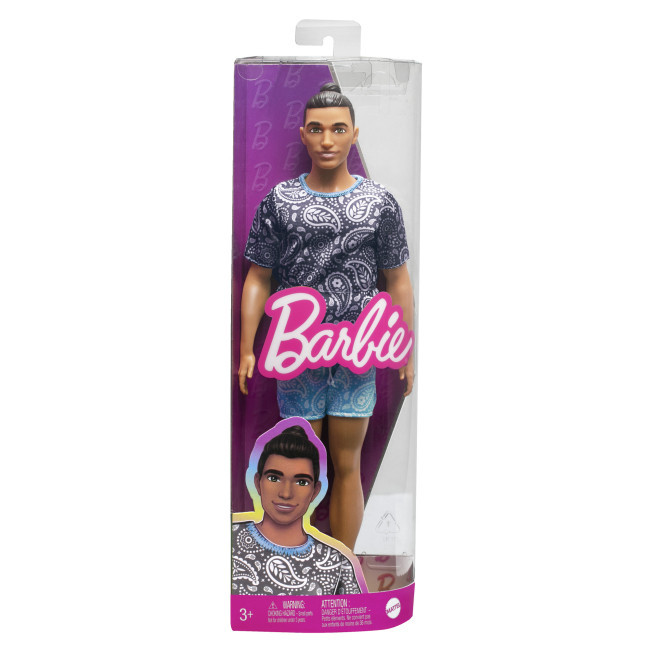 Лялька Кен Fashionistas футболка з візерунком пейслі 29см (HPF80) Чернігів - фото 3