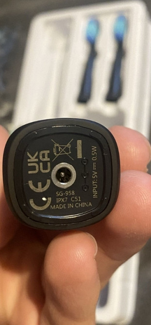 Звукова електрична зубна щітка Seago SG-958 Black, 8 режимів. Харків - фото 3