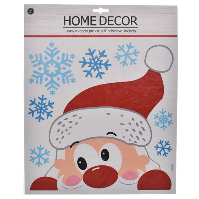 Новогодние наклейки Jumi Санта 38 х 31см (5900410890992) Винница - изображение 1