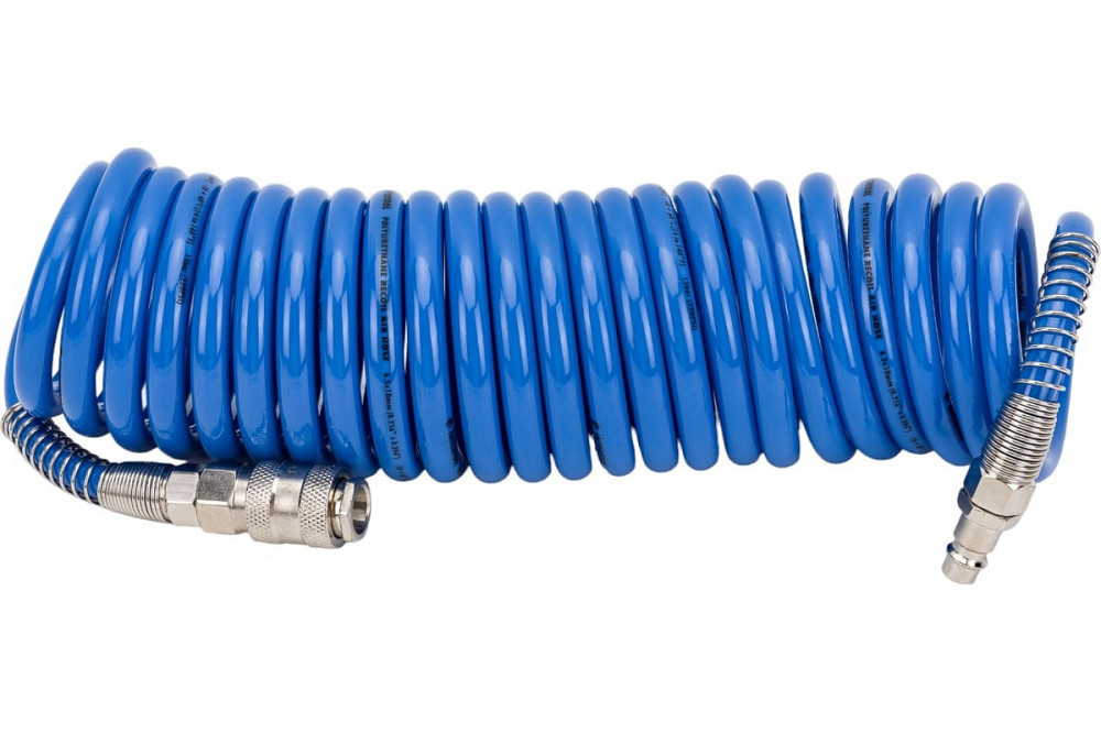 Шланг кручений поліуретановий 8мм х 12мм х 5м з швидкороз'ємами Partner PA-1208-5M Одеса - фото 1