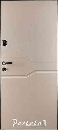 Двері вуличні, МДФ-фарбування по RAL,серія Преміум, модель Лозана, гнутий профіль, коробка 150 мм, полотно 105мм 850 Київ