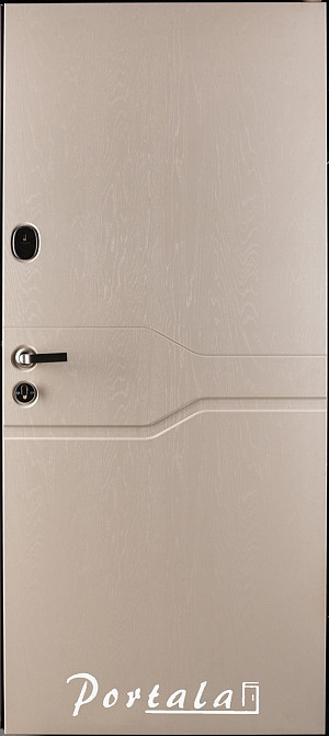 Двері вуличні, МДФ-фарбування по RAL,серія Преміум, модель Лозана, гнутий профіль, коробка 150 мм, полотно 105мм 850 Київ - фото 2