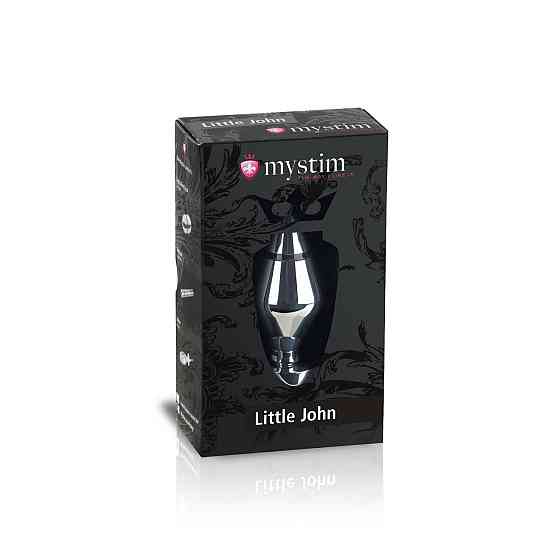Металева анальна пробка Mystim Little John для електростимулятора, діаметр 4см Sex Aura Київ