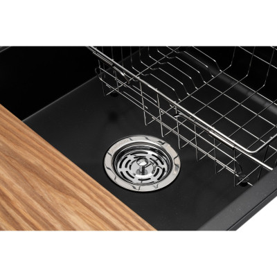 Мийка кухонна GRANADO Royal Estella black (+ подрібнювач Algar 1000 + змішувач Ferrol inox + дозвтор Redondo inox + ко (ksg0301) Вінниця - фото 10