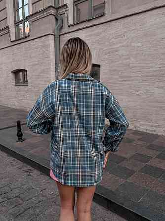 Жіноча сорочка в клітинку ( з накатом) Одеса
