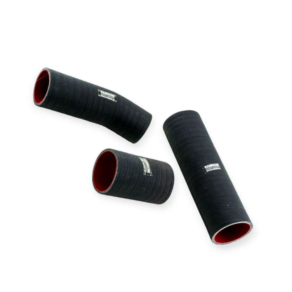 Патрубок Камаз (к-кт 3 шт) матові радіатора Мукачево - фото 1