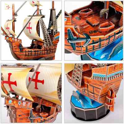 Пазл Cubic Fun Тривимірна головоломка-конструктор Санта Марія (T4031h) Вінниця