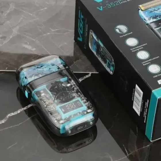 Електробритва-шейвер VGR V-352 з титановими сітками, акумулятором 120 хв та USB Type-C зарядкою Одеса