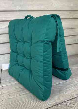 Подушка для стільців (50x120х8 см) подвійна Decorator Флокс колір бірюзовий 84-155 Київ