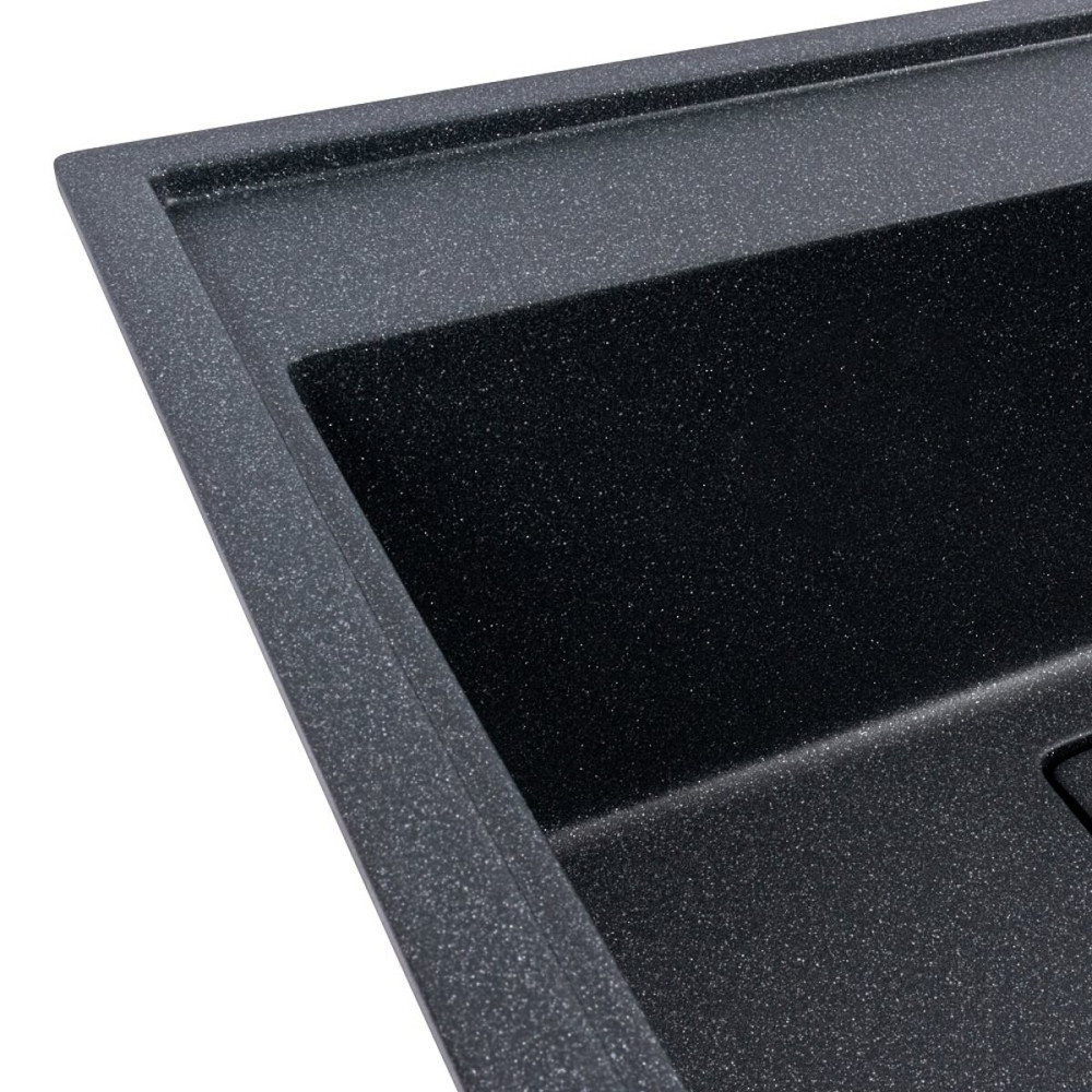 VALESO Кухонна мийка гранітна VALESO 6050 SHERLIT (антрацит) Київ - фото 5