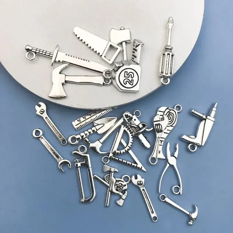 Набор подвесок «Инструменты» – 20 шт. металлические украшения для браслетов, сережек и кулонов Киев - изображение 7