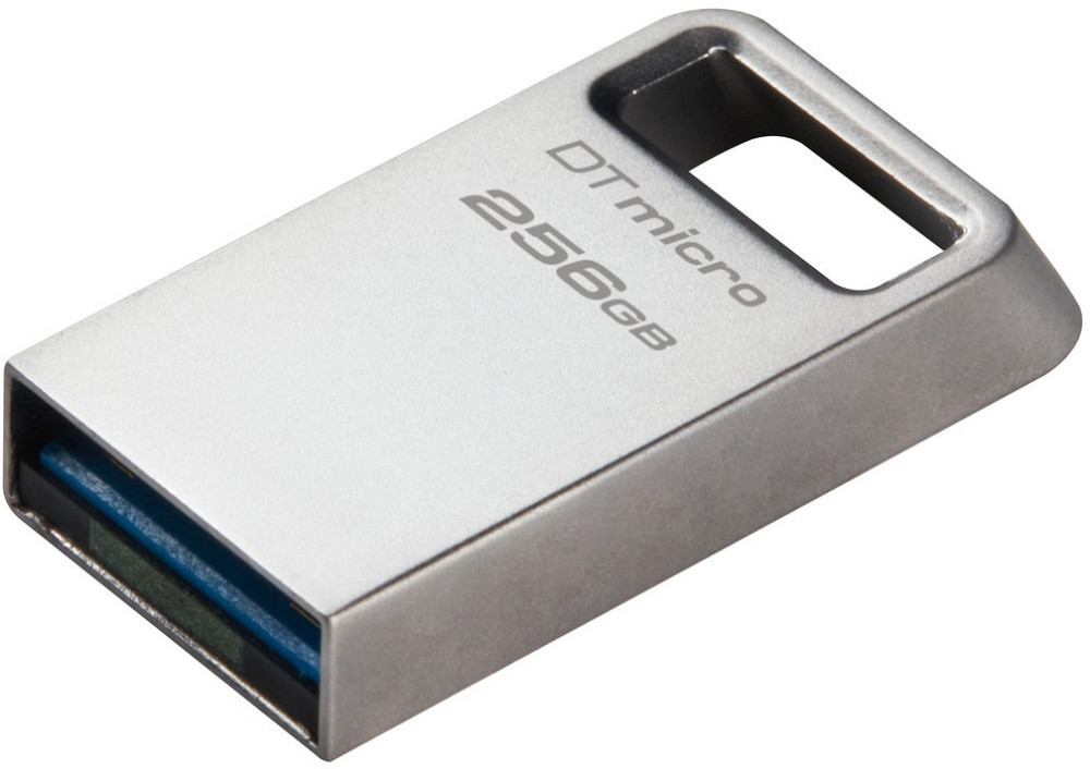 Флеш-накопичувач USB3.2 256GB Kingston DataTraveler Micro (DTMC3G2/256GB) Нержавіюча сталь Харків - фото 3
