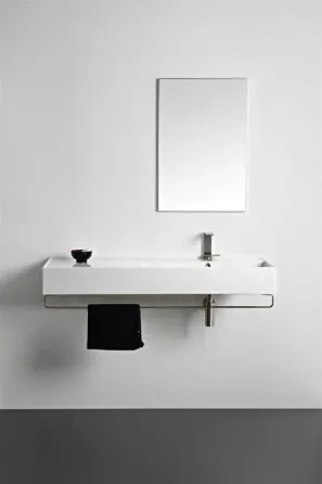 Раковина  Scarabeo Teorema 2.0 121x46 Prawa Perłowa 512241 Киев