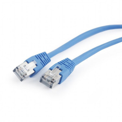Патч-корд 0.5м FTP cat 5е CCA blue Cablexpert (PP22-0.5M/B) Вінниця - фото 2
