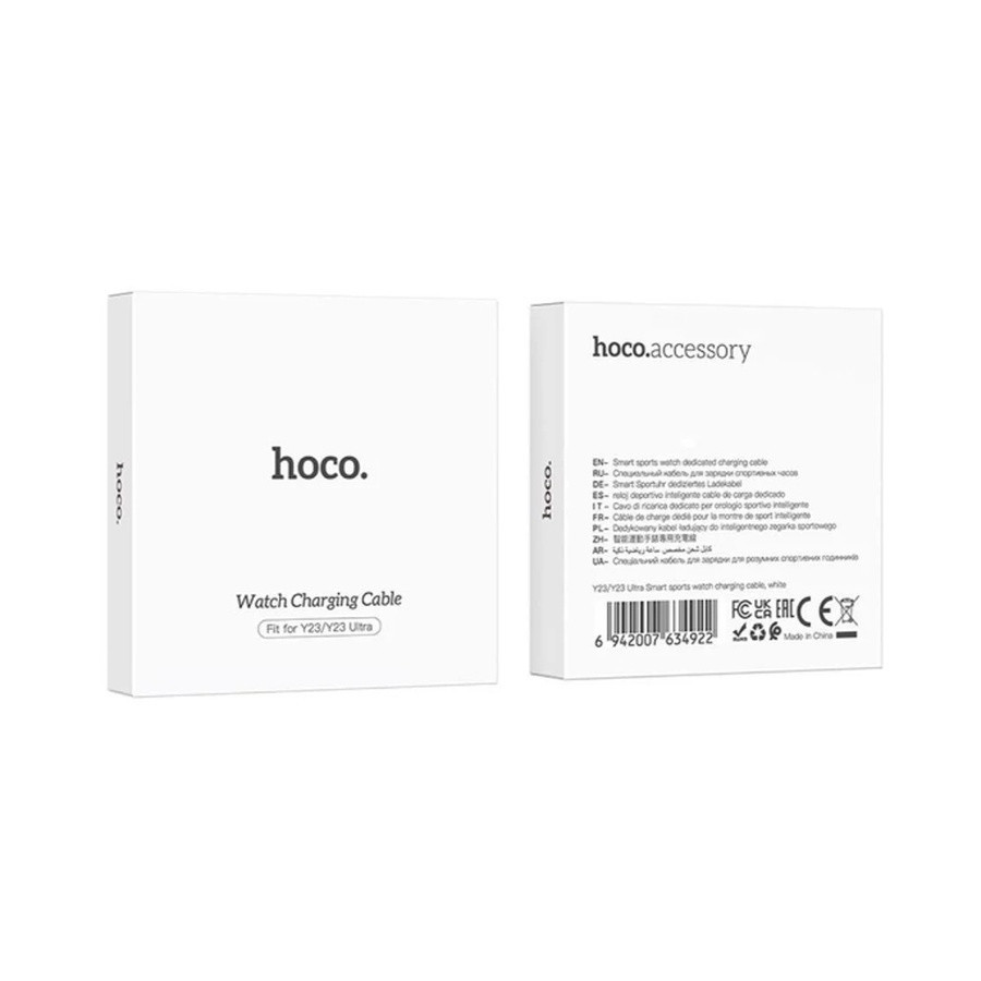 Беспроводное зарядное устройство для смарт-часов HOCO Y23/Y23 Ultra Smart sports watch charging cable White Киев - изображение 2