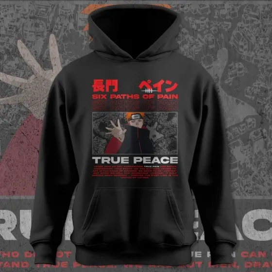 Худи мужское с принтом Наруто Пейн 3 Размер 46 Anime1241 Днепр