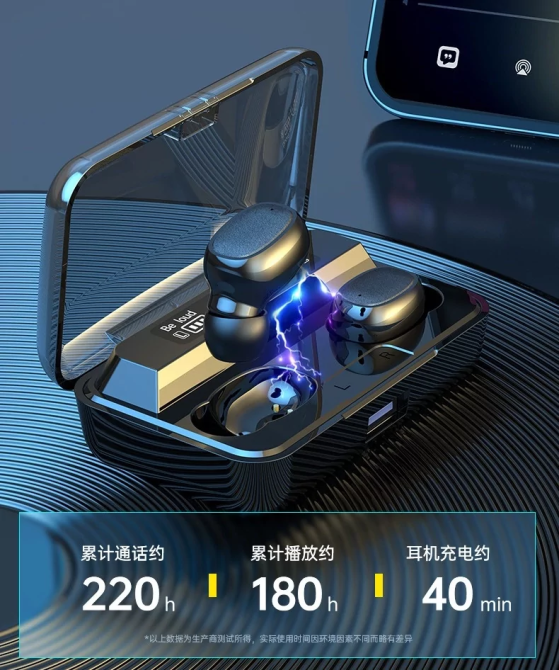 Бездротові Bluetooth навушники Air Twins G03-6 Київ - фото 10