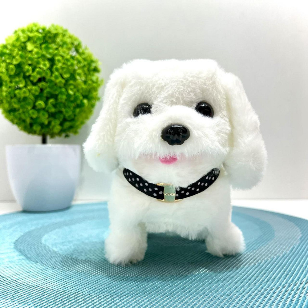 Собачка інтерактивна ходить гавкає ворушить хвостиком головою в переносці Біла (688-122A) Чернігів - фото 8