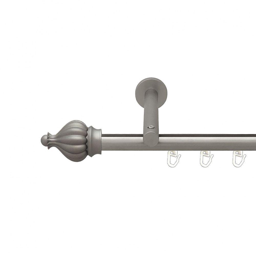 Карниз Orvit Таджа металевий однорядний циліндр на профіль (16 см) профільна труба  Сатин 19 мм 200 см (00-00015156) Львів - фото 1