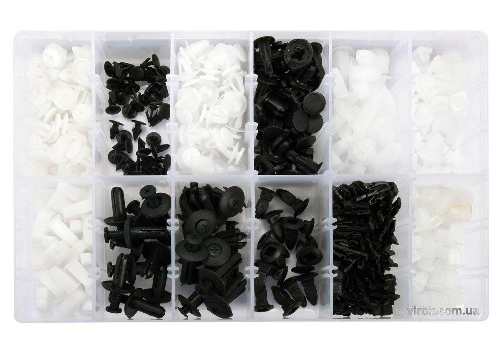 Шпинки для автосалоної обшивки MITSUBISHI YATO, різні, 12 типорозмірів, 370 шт. [20] Одеса - фото 1