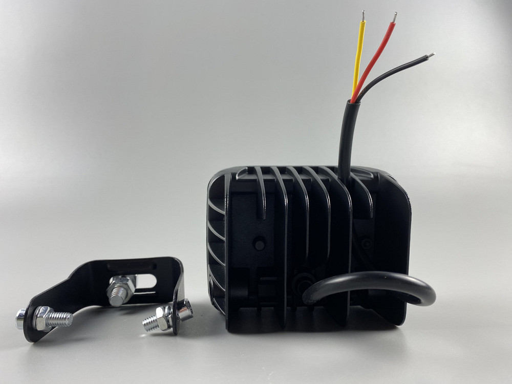 Автомобільна фара дальнього світла жовтий + білий, фара LED прямокутна 60W світлодіодна Мукачево - фото 3