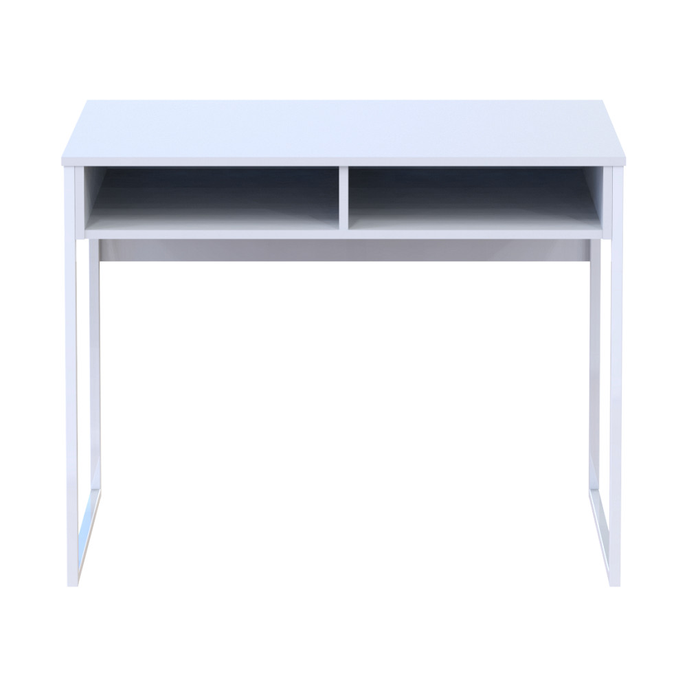 Стол письменный с полкой Doros Барт 100х55х78,1 см Белый (DRS-011428) Львов - изображение 1