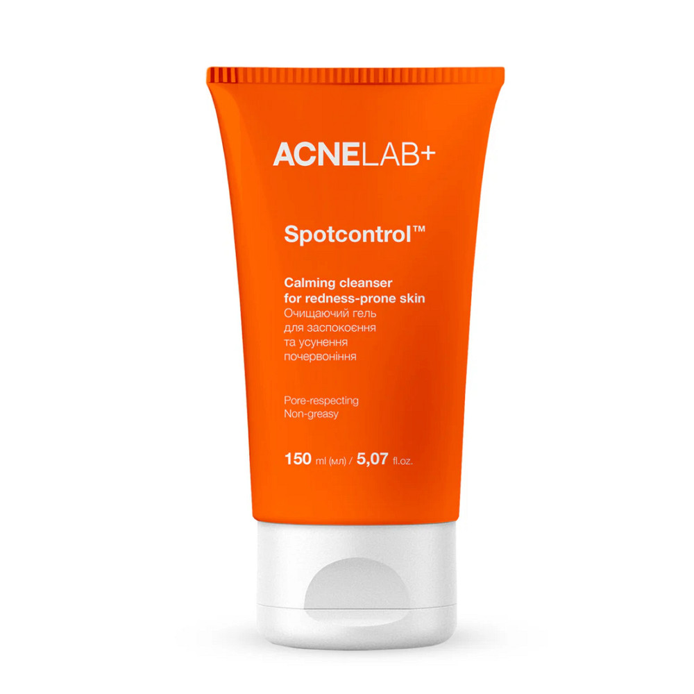 Очищающий гель для успокоения и устранения покраснений Spotcontrol Сalming cleanser for redness-prone skin ACNELAB+ 150 мл Киев - изображение 1