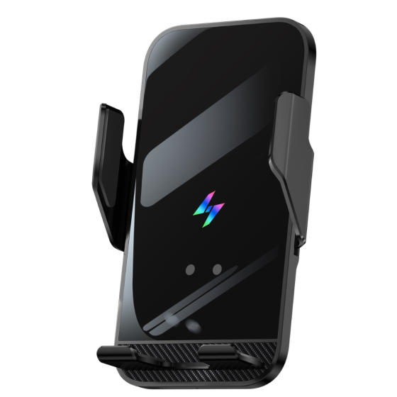 Держатель для телефона,автомобильный с беспроводной зарядкой 15W с функцией автоматического открытия и закрытия,чёрный Каменец-Подольский