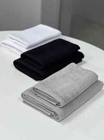 Комплект полотенец однотонных Ideal Textile 50х90см + 70х140см 400 г/м2 (56860932) білий Черновцы