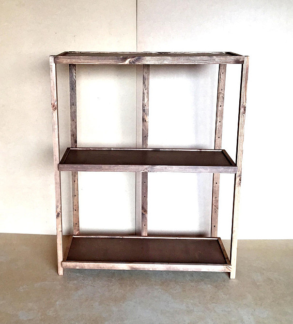 Етажерка розбірна "Честер" 3 полиці 40х100х130 капучино Миколаїв - фото 5