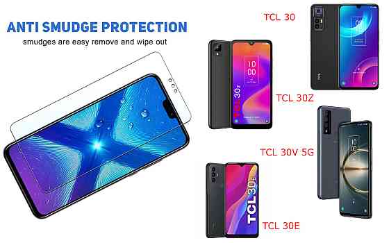 Защитное стекло NeoGlass для TCL 30, TCL 30Z, TCL 30V 5G, TCL 30E – ультрапрозрачное и устойчивое Киев