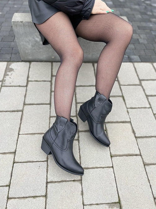 LIRIO Черевики жіночі LIRIO /10140 чорні (зима, шкіра натуральна) (5302) 37р.38р.39р.40р. 38 Коломыя - изображение 3