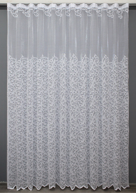 Тюль VR-Textil 1421т Преміум Жакард Білий 400х270 см (42-0865) Київ - фото 2