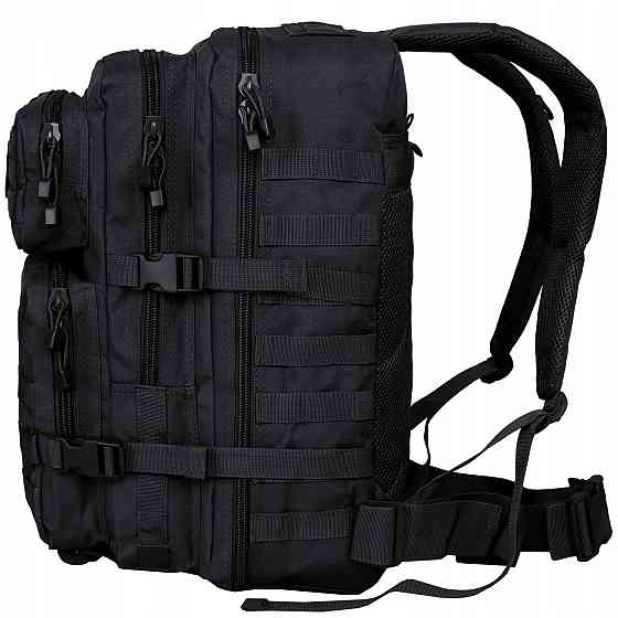 Тактичний Рюкзак 36 літрів із системою Molle 25 мм Mil-Tec від Sturm "Assault Large" (14002202) Blac Нововолинськ