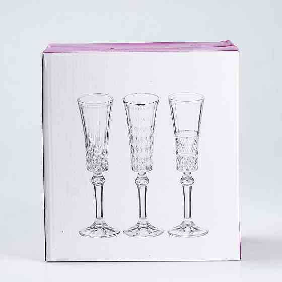 Бокали для шампанського на високій ніжці, 6 шт. Київ