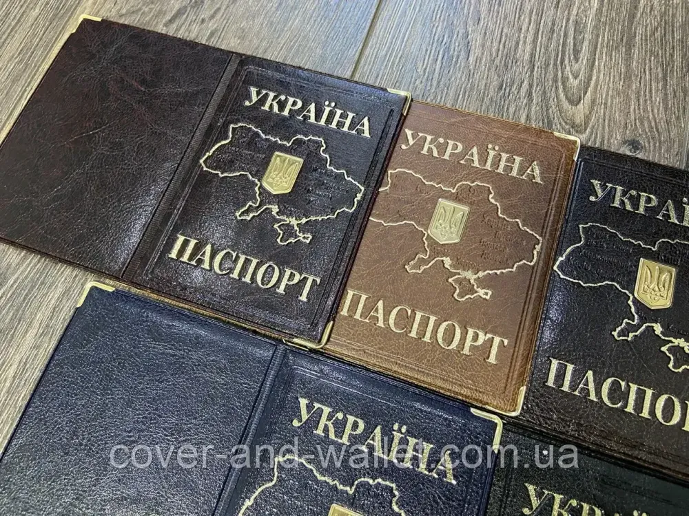 Обложка на паспорт с картой Украины и гербом Киев - изображение 7