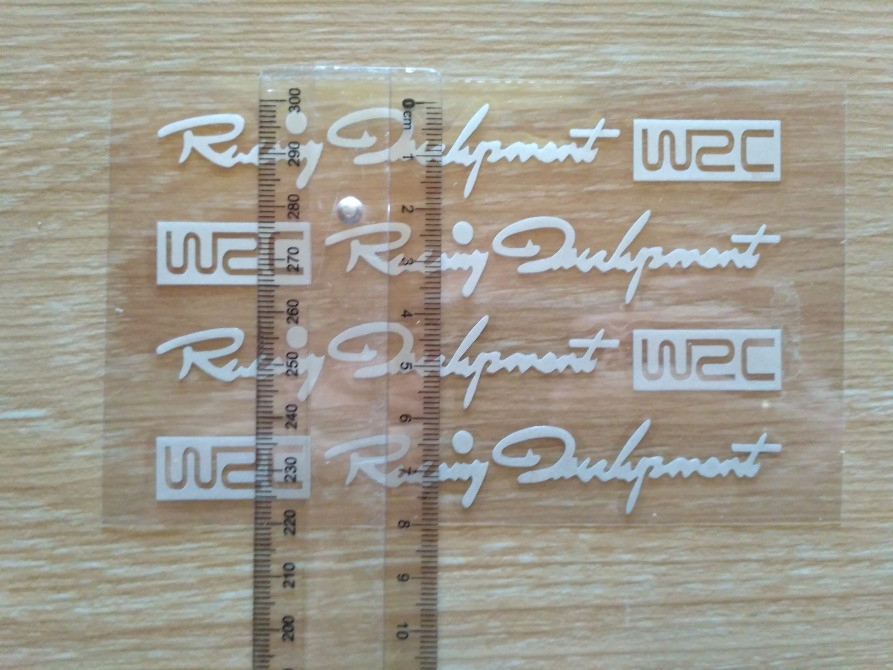 Наклейки на ручки Wrc Білі номер 3, диски, двірні Київ - фото 6