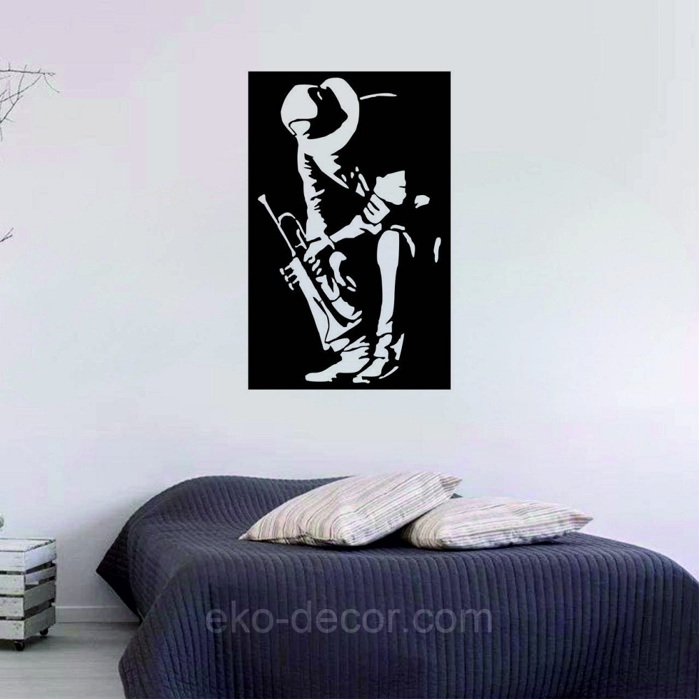 Декоративное настенное Панно «Музыкант», Декор на стену Киев - изображение 6