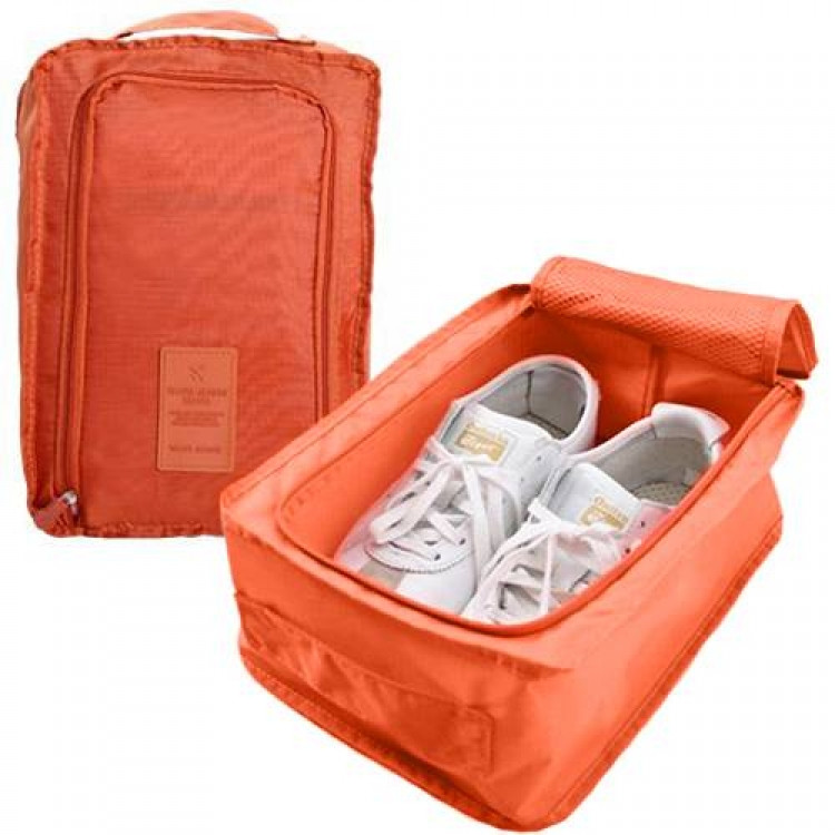 Сумка-органайзер для обуви дорожный оранжевый Винница - изображение 1