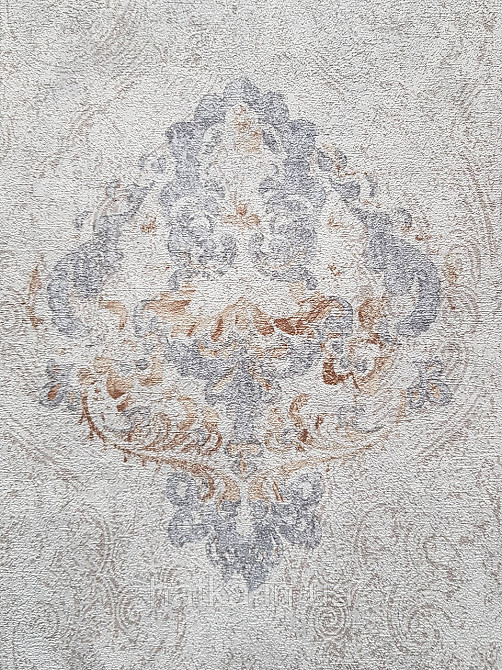 Обои винил на флизелине горячего тиснения DU&KA  Voyage1.06х10 вензеля фон восточный рисунок бежевые Киев - изображение 2