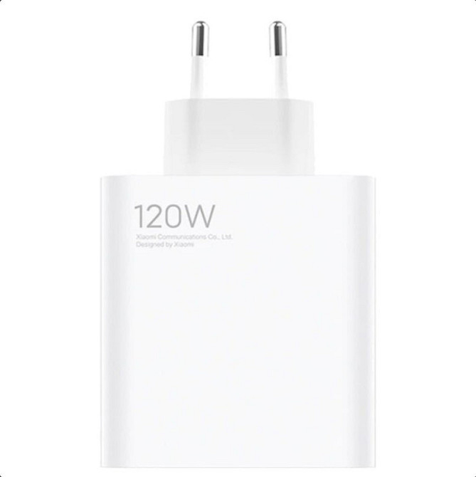 Зарядное сетевое устройство MI120W с кабелем (Белый) Киев - изображение 7