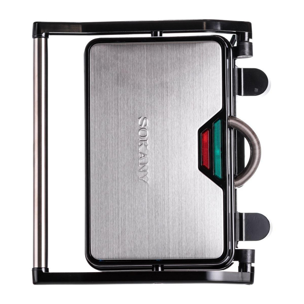 Електрогриль притискний з антипригарним покриттям 850 Вт Sokany SK-223 Київ - фото 5