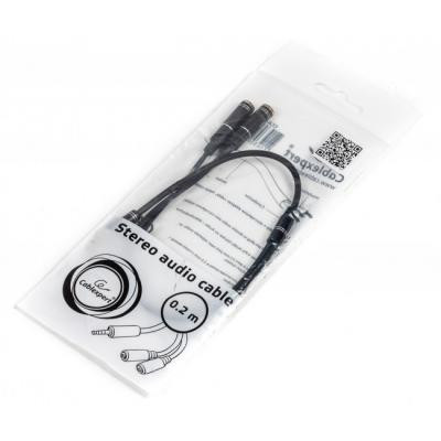 Кабель мультимедійний Jack 3.5mm M to 2 x Jack 3.5mm F (4pin) Cablexpert (CCA-417M) Вінниця - фото 2