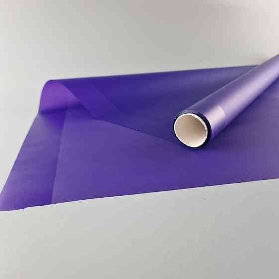 Рулон 10 м тонований матовий з рис. "Перламутровий кант" (57) плівка для квітів (h600) No11 Темно-фіолетовий Харків